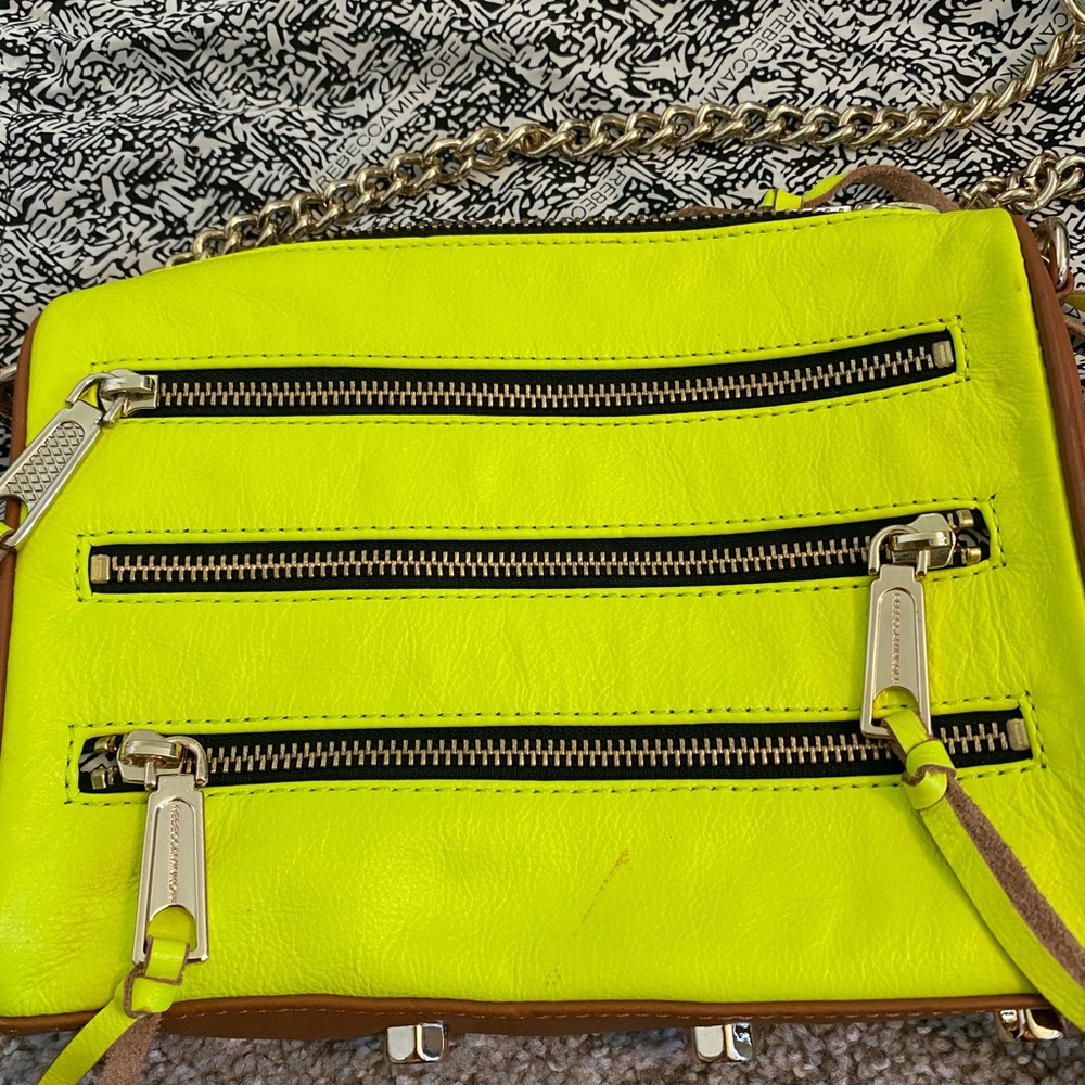 Rebecca minkoff neon bag bag